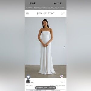 Jenny Yoo Marion satin dress